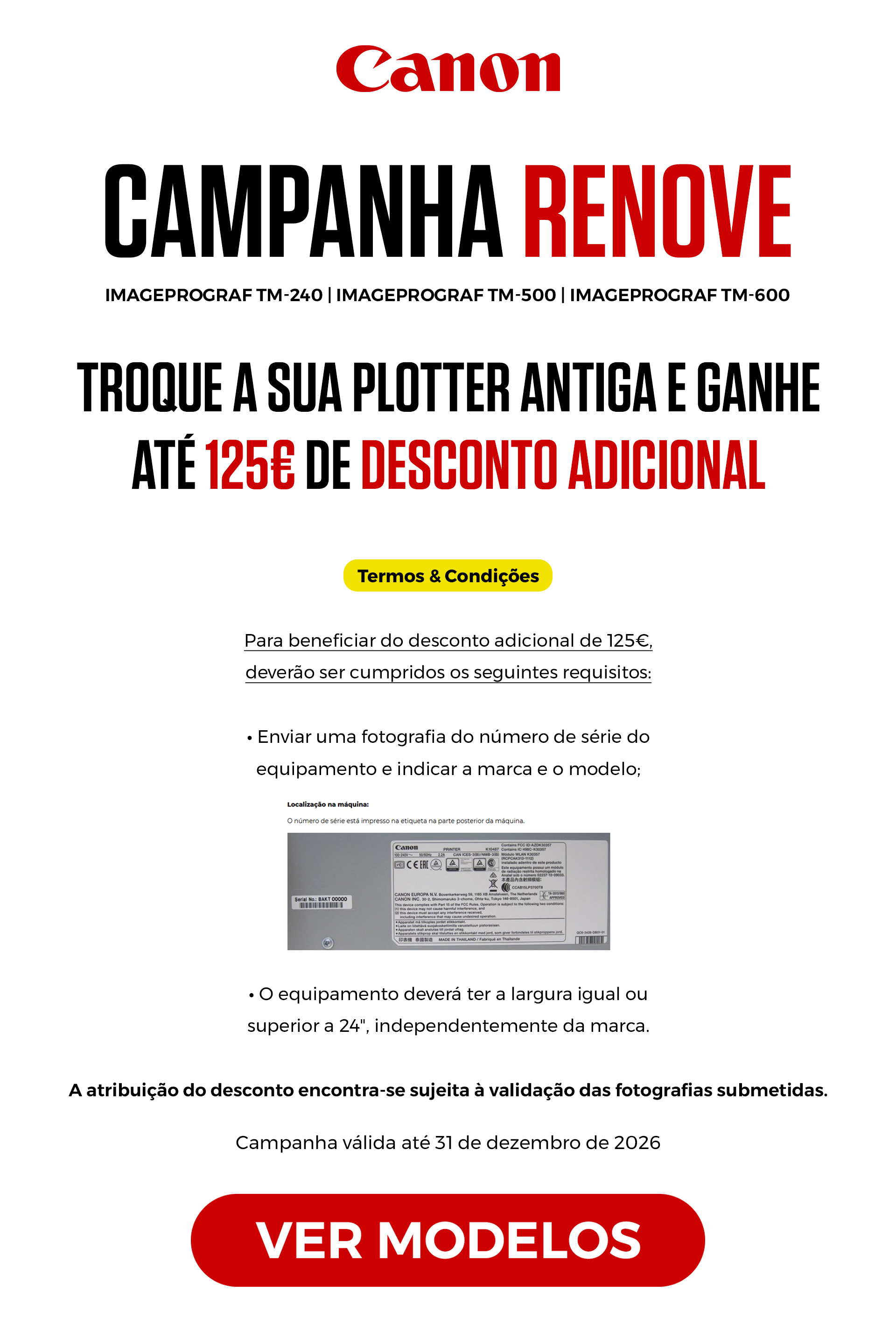 Campanha Canon Renove