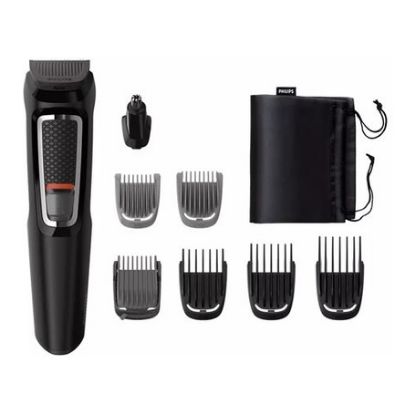 Imagem de Aparador de Barba e Cabelo Philips Multigroom 8-em-1 Series 3000 MG3730/15 Preto
