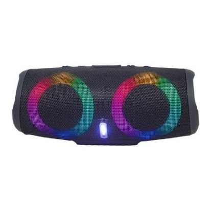 Imagem de Coluna Portátil Bluetooth Gembird LED Light Effect Preta