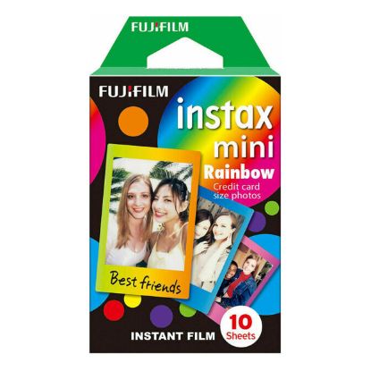 Imagem de Papel Fotográfico Instax Mini Rainbow ColorFilm (10 Folhas)