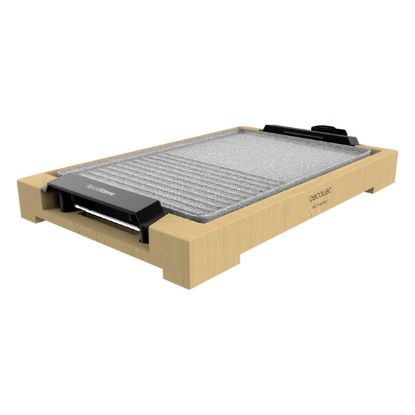 Imagem de Grelhador Elétrico Cecotec Tasty&Grill 2000 Bamboo MixStone 2000W Cinza