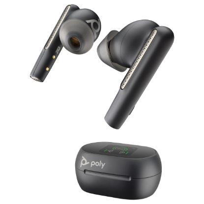 Imagem de Auriculares Poly Voyager Free 60+ UC M Carbon Black Earbuds +BT700 Type-C